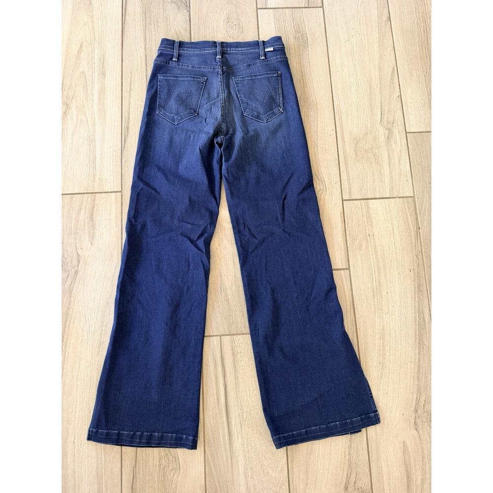 Mother The Hustler Sidewinder Jeans Tongue And Chic Side Slits Dark Wash 29 LSa - Picture 5 of 5